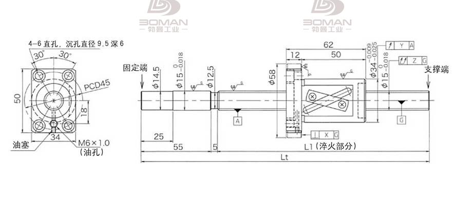 KURODA GG1520AS-BALR-1100A 日本黑田丝杆和THK丝杆哪个好