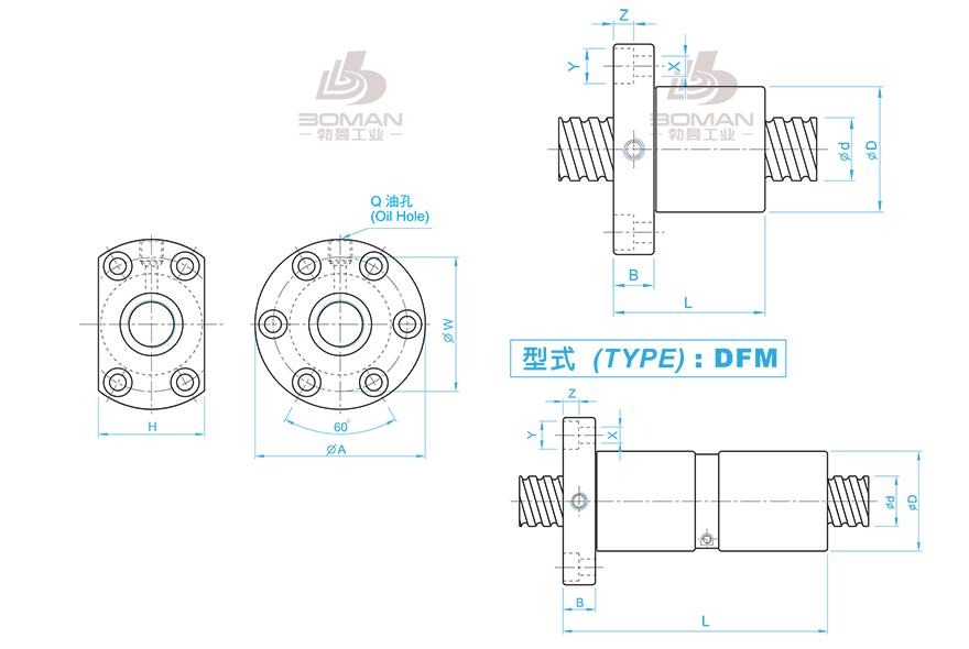 TBI SFM03205-4 tbi丝杆型号与精度说明