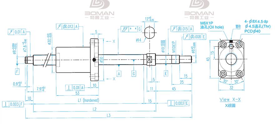 TBI XSVR01210B1DGC5-580-P1 tbi丝杆螺母轴承是什么牌子
