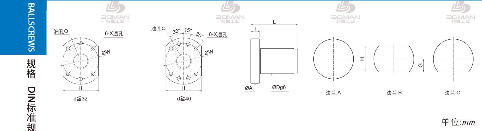PMI FSDU1510L-3P pmi丝杆螺母怎么安装